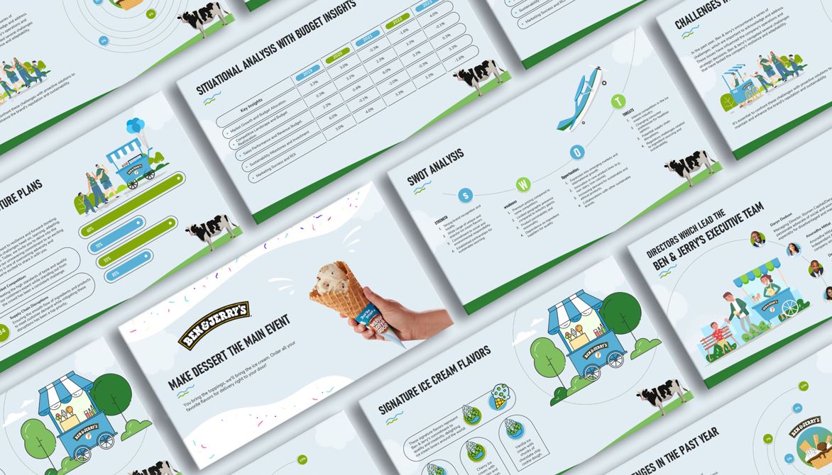 Icecream Pitch Deck Design