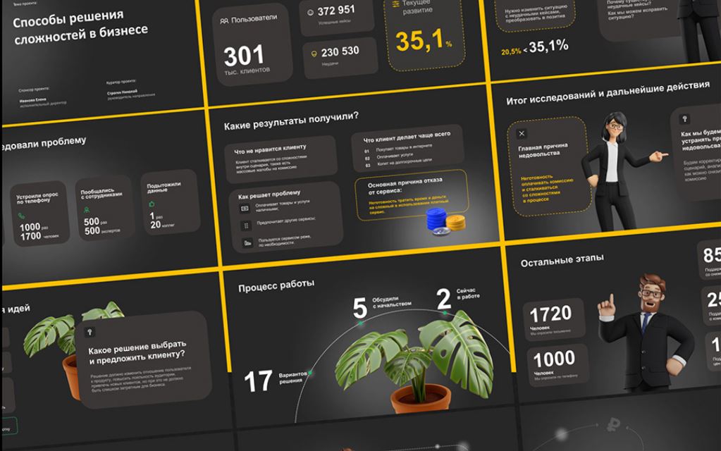 Business Presentation Pitch Deck Design