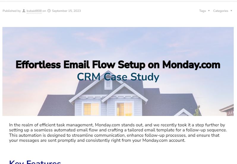 Effortless Email Flow Setup on Monday.com 1