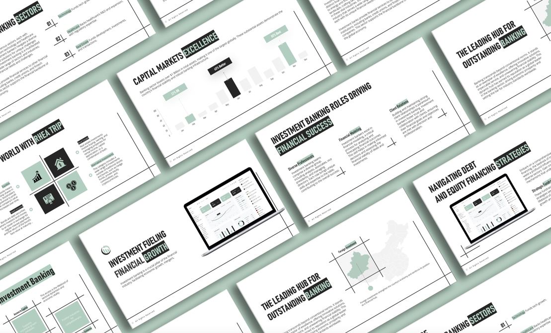 Investment Presentation Pitch Deck Design