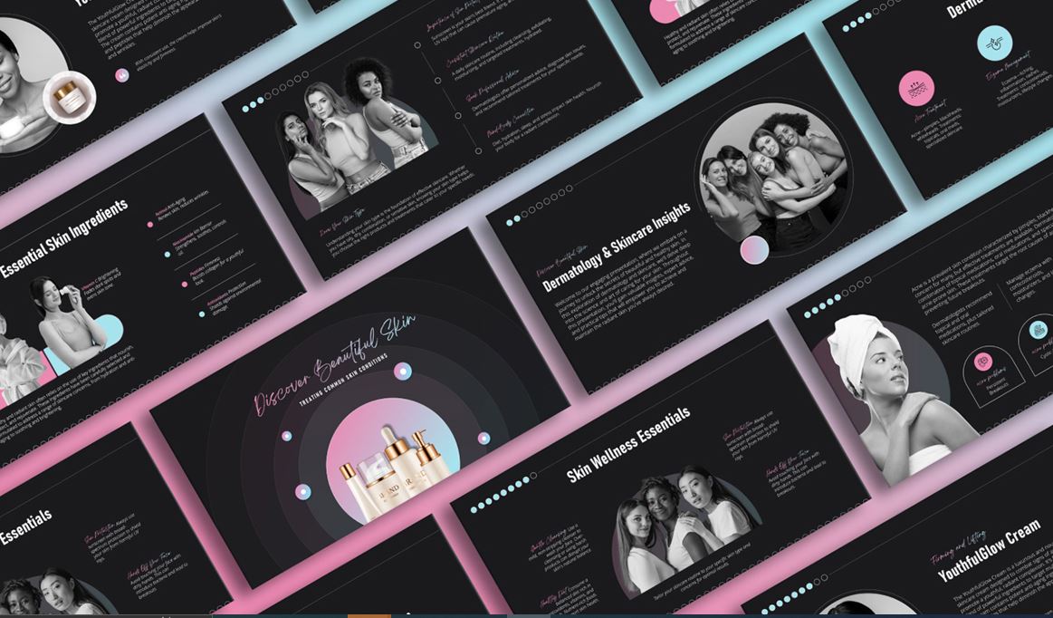 Skin Care Pitch Deck Design
