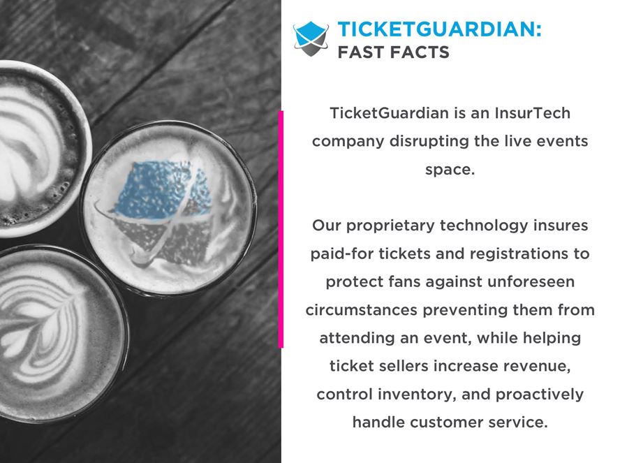 Ticket Insurance Pitch Deck Design