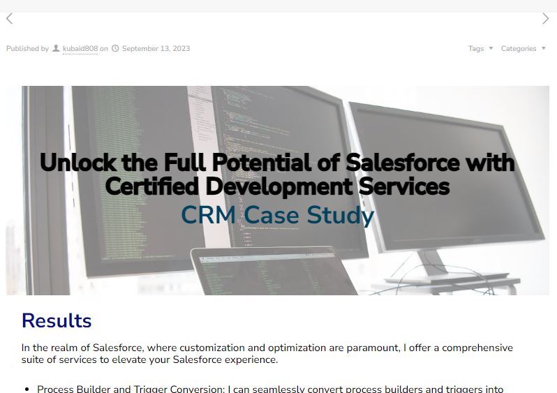 Unlock the Full Potential of Salesforce with Certified Development Services 12