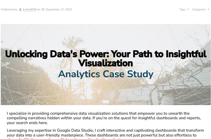 Unlocking Data’s Power: Your Path to Insightful Visualizations